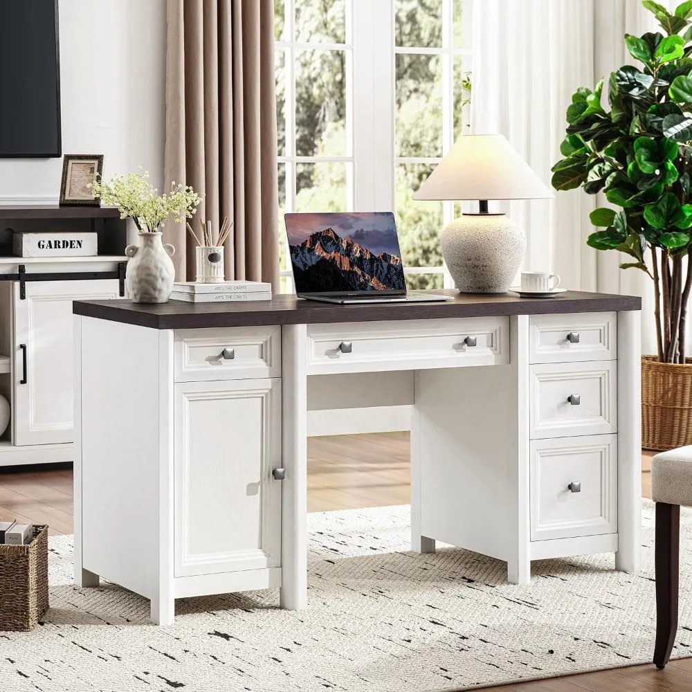Rustic Farmhouse Office Desk