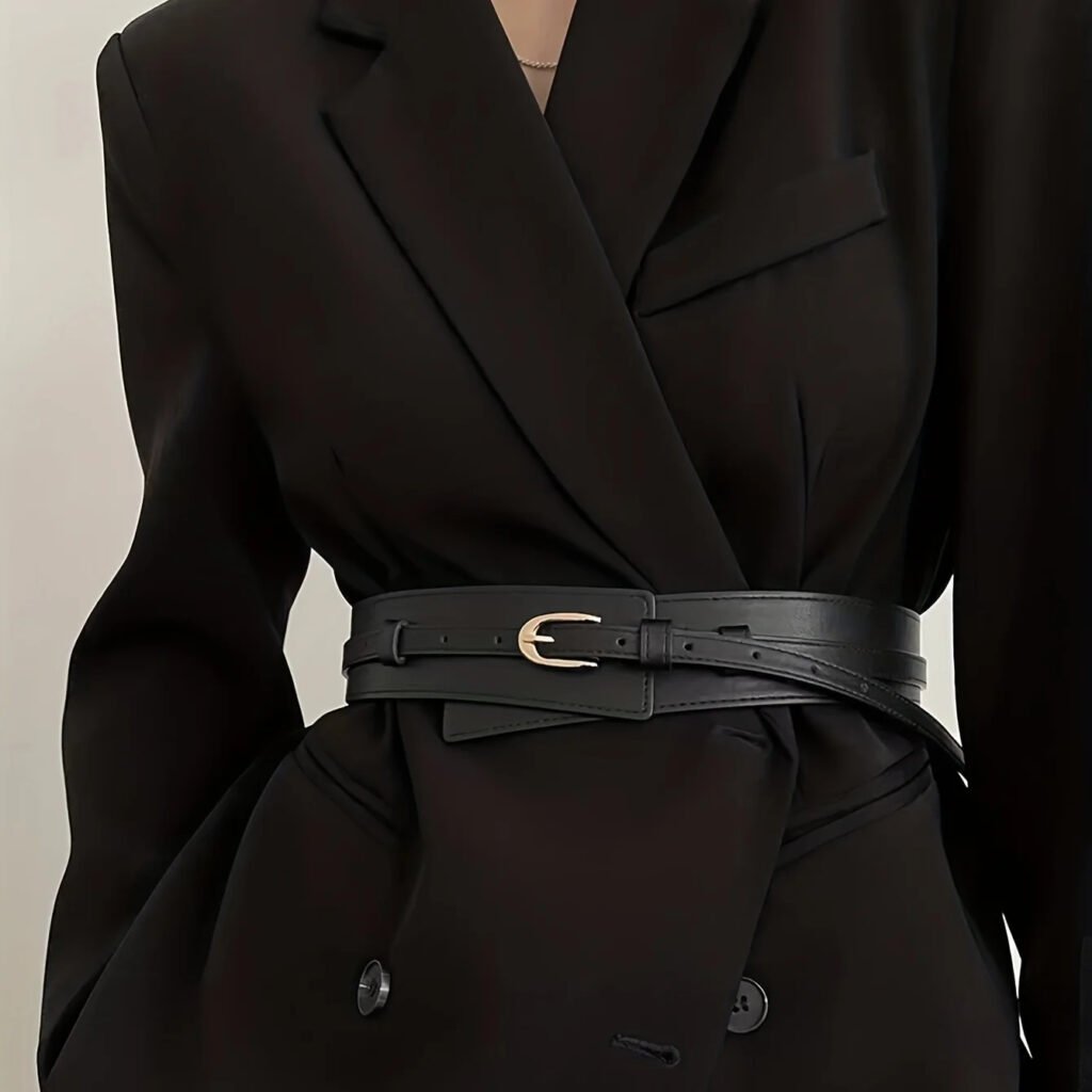 2 in 1 Detachable  Leather Girdle Belt
