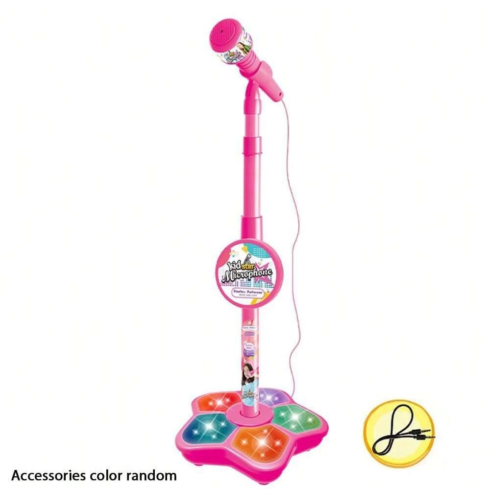 2-in-1 Adjustable Kids’ Karaoke Microphone & Stand