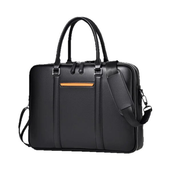 Luxury Genuine Leather Business Briefcase | Men’s Designer Laptop Messenger Bag